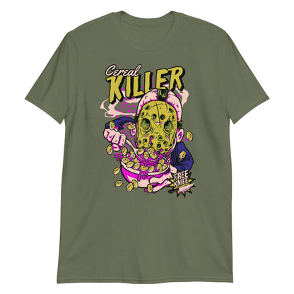 Cereal Killer Spooky Funny Halloween Humor T-Shirt